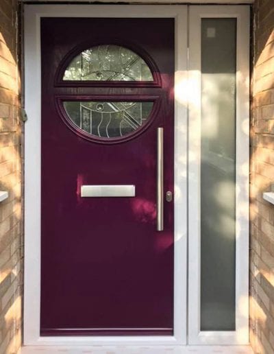 Purple Composite Door
