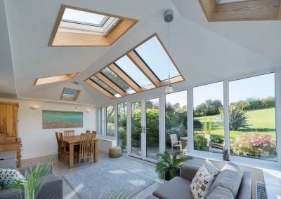 Warm roof Conservatory extension