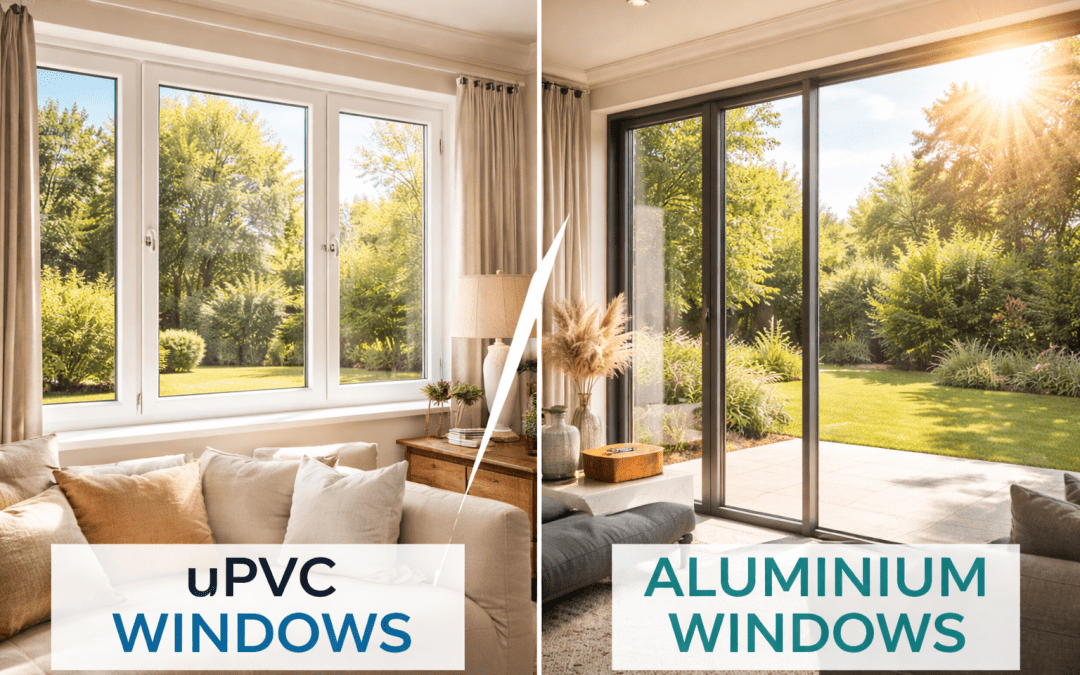 Q&A comparing uPVC and aluminium windows, with a focus on sunny aspects and thermal performance